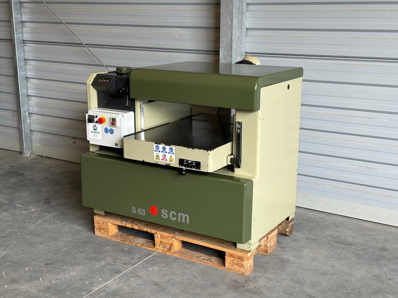 GRUBOŚCIÓWKA SCM S 63 – 630 mm | 4 NOŻE | 5,5 kW | JBS MASZY - 2