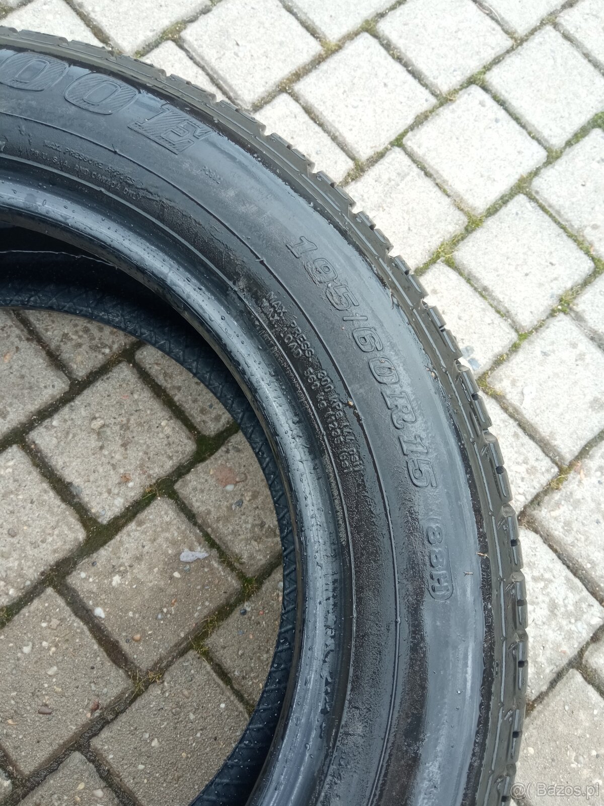 Opona 1 sztuka 195/60/15 r DUNLOP sport 2000 e nie używana s - 2