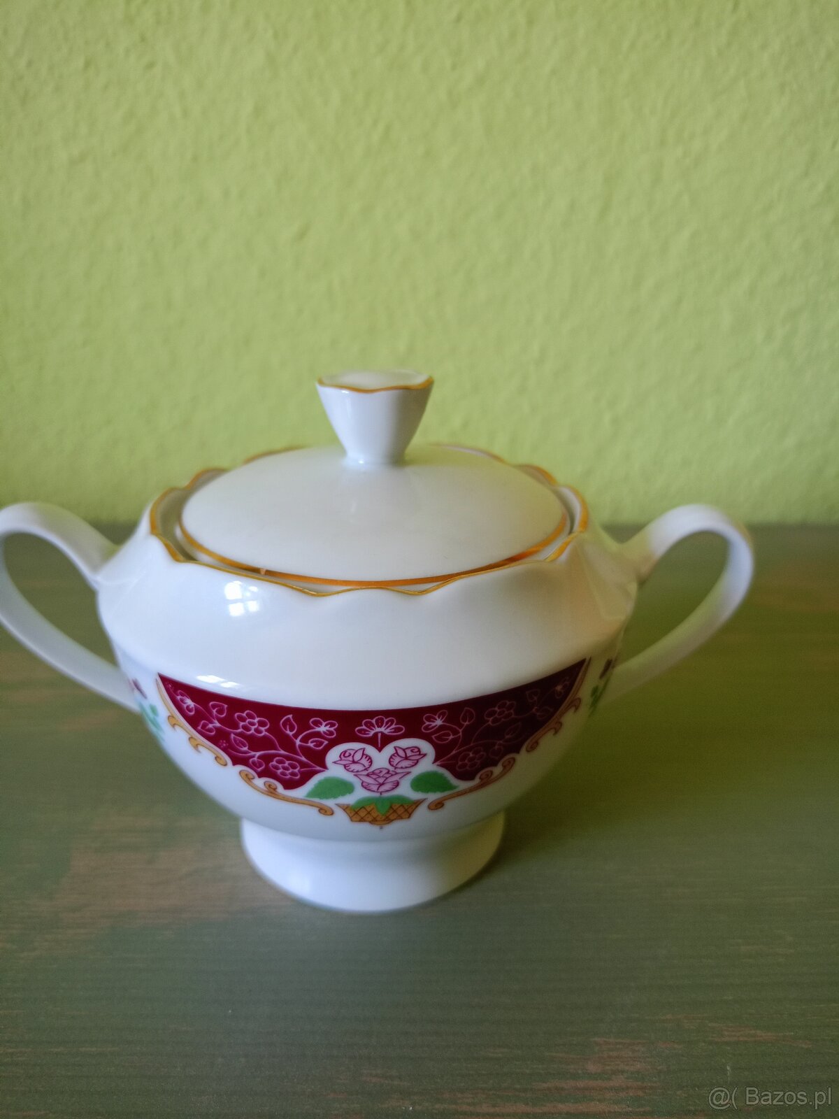 Serwis kawowo - herbaciany. Porcelana Ćmielów. - 2