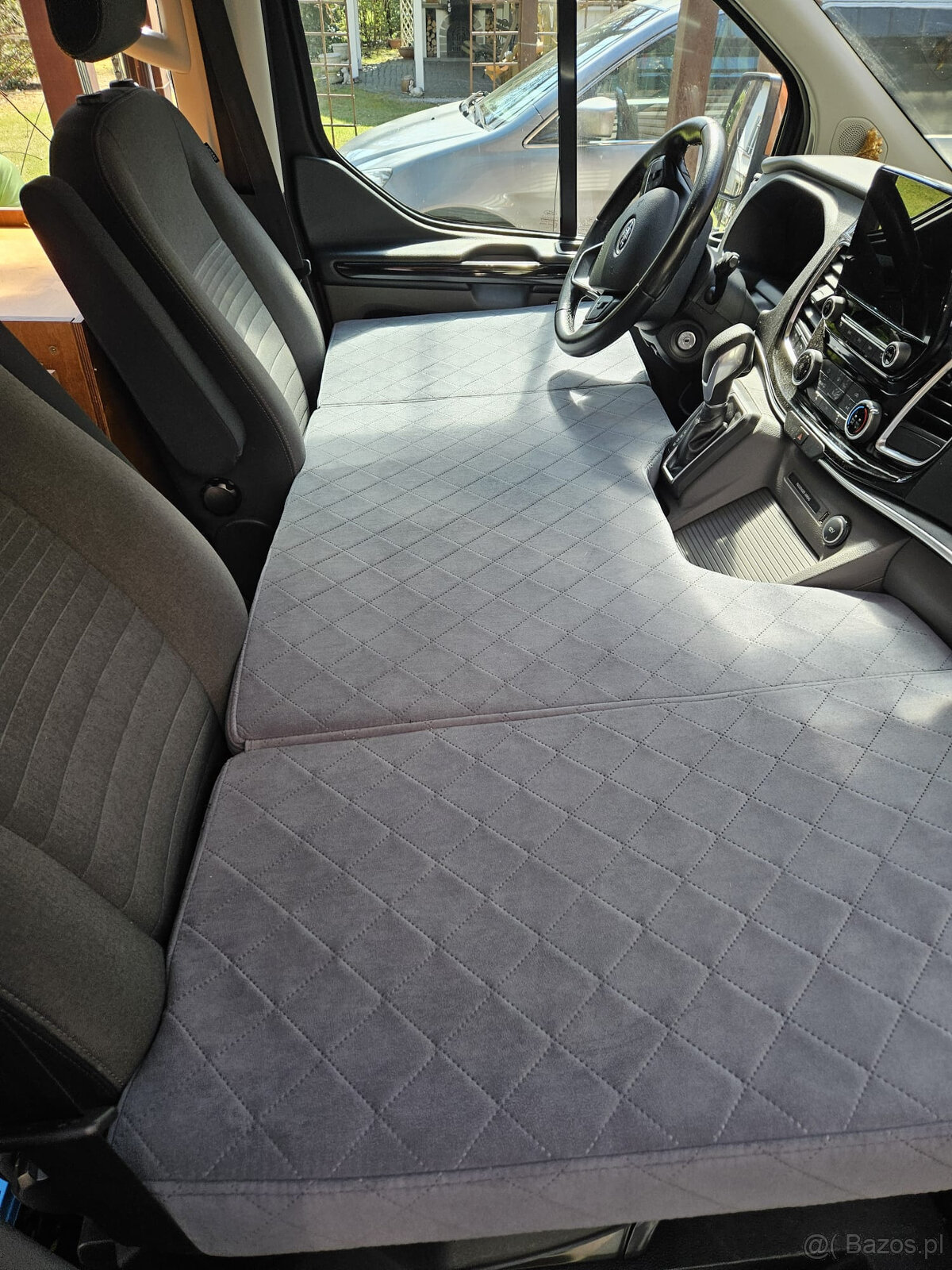 łóżko materac do Ford Tourneo Custom układ foteli 1+1 - 2