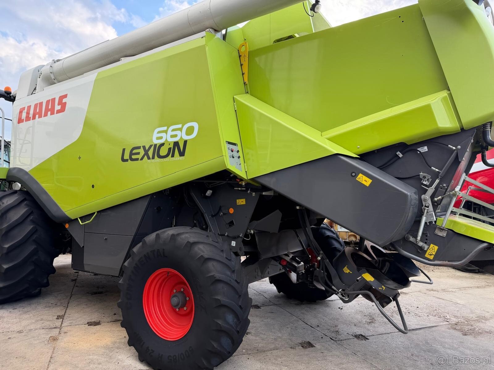 Kombajn zbożowy Claas Lexion 660 heder V750 Vario rok prod. - 2