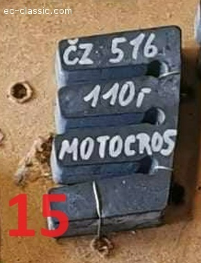 Części gumowe do motocrossu ČZ 2 + JAWA Enduro - 2