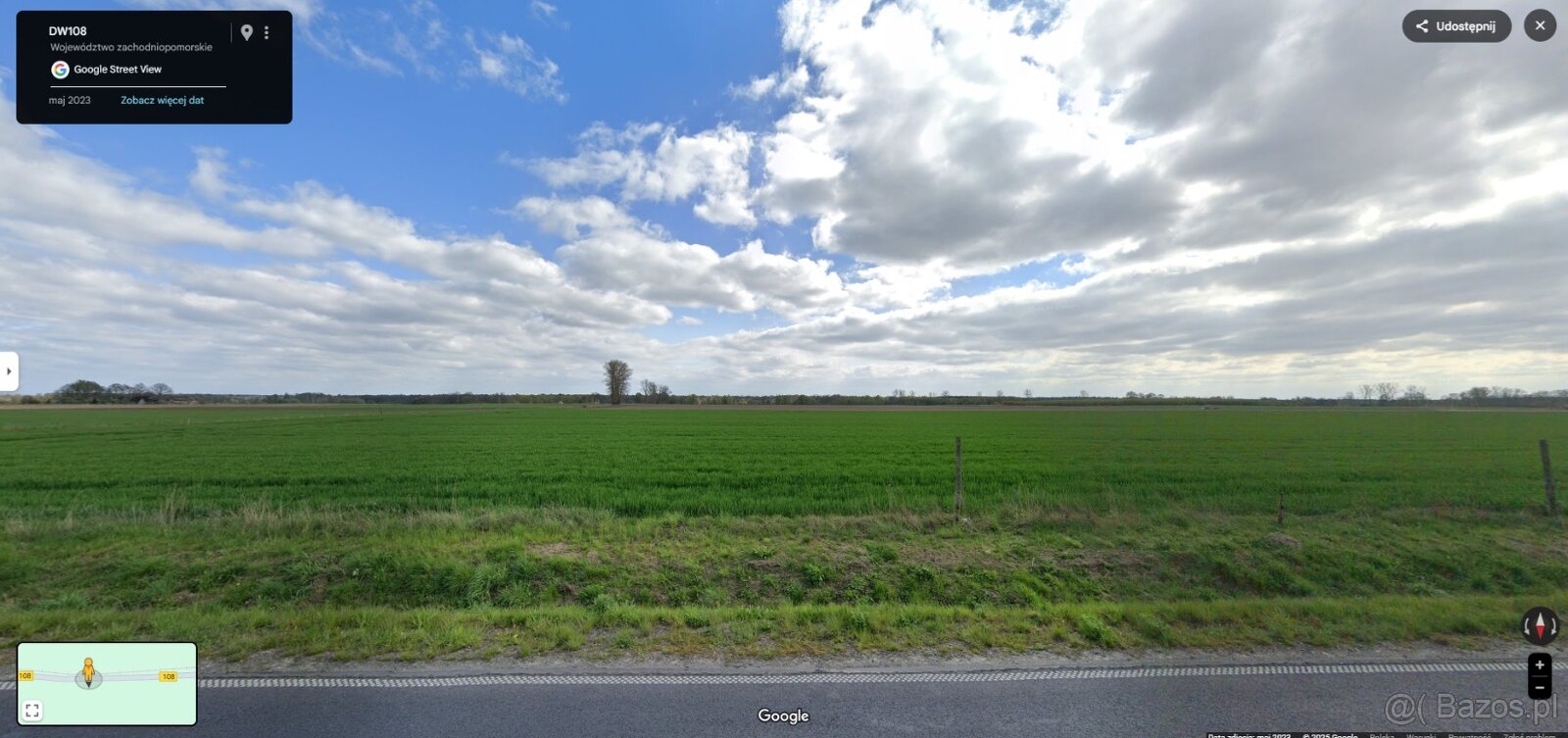 Działka budowlana 72-310 Sowno Zachodniopomorskie = 3096 m2 - 2