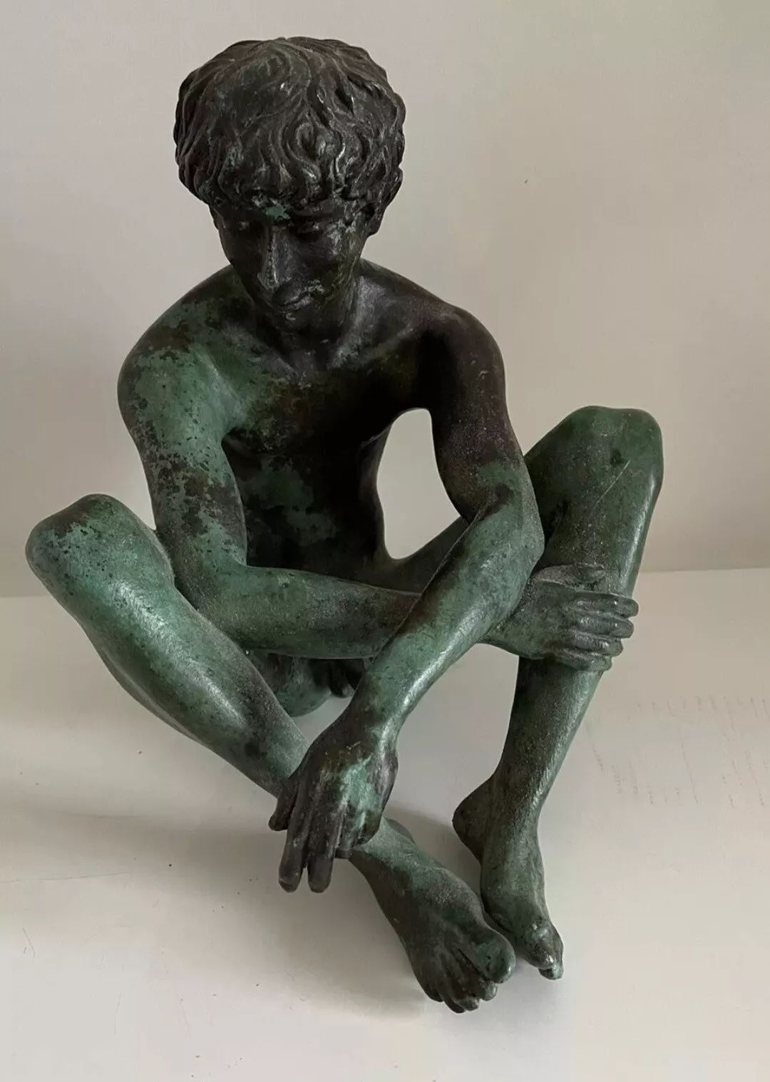 Brązowa figura autorstwa Karla-Heinza Krausego, sygnowana i - 2