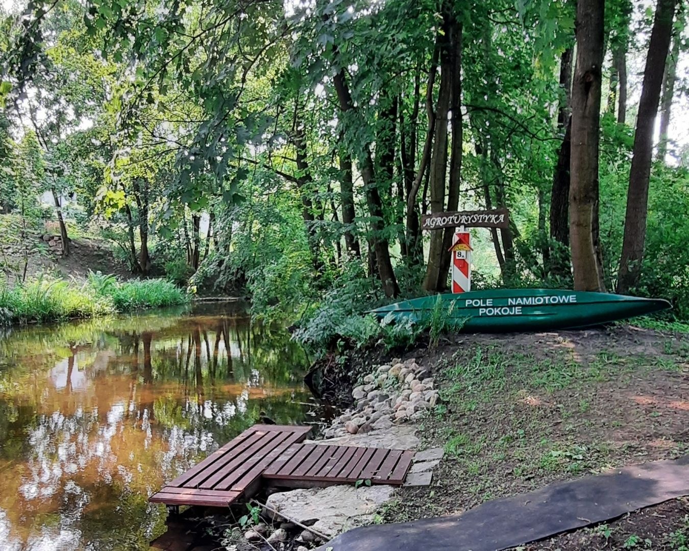 Pole namiotowe nad rzeką Wel - Pole namiotowe - Mazury - Agr - 2