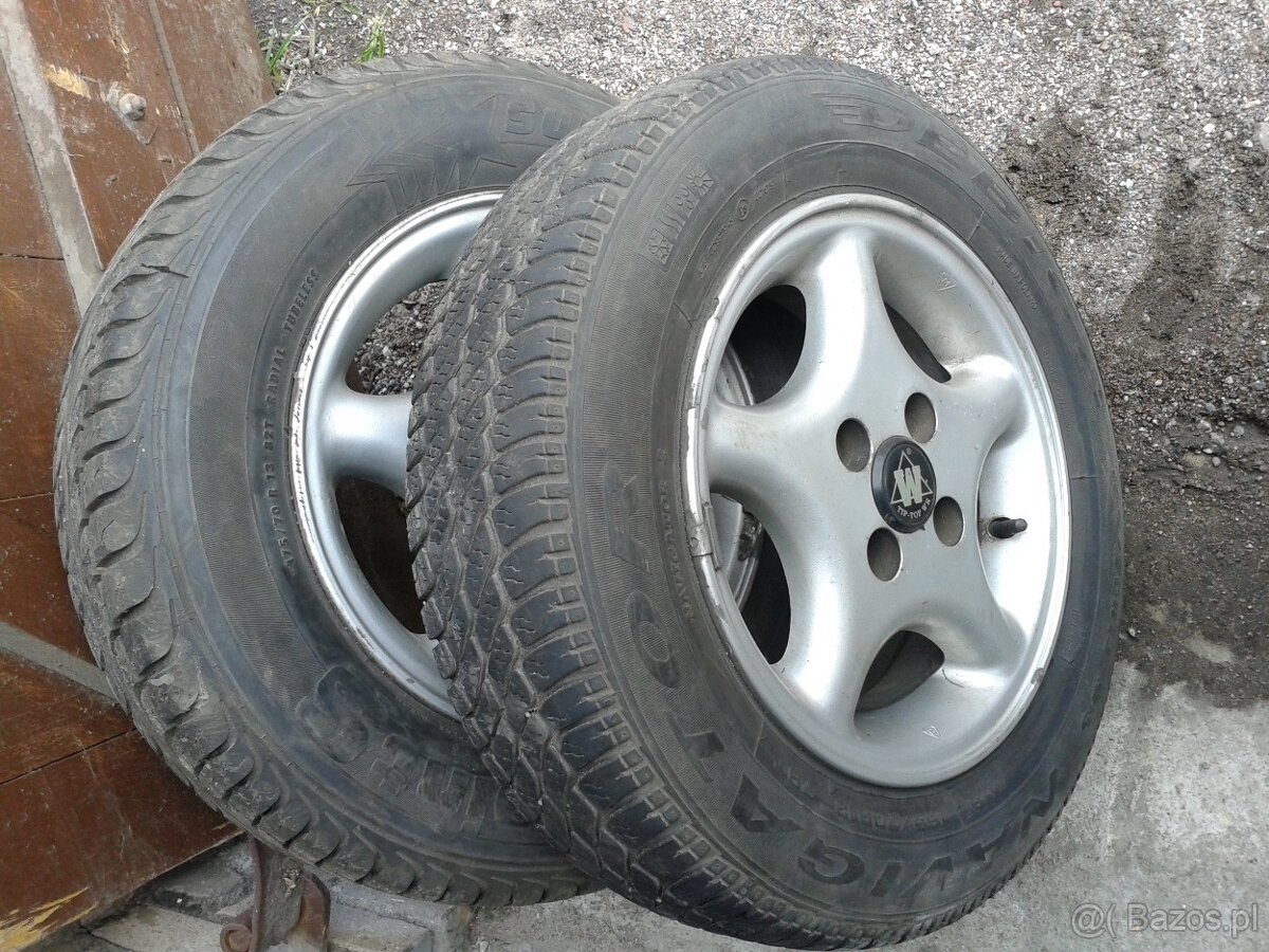 Sprzedam koła na Alufelgach 13" 4x98 5 szt. Nie Chińskie - 2