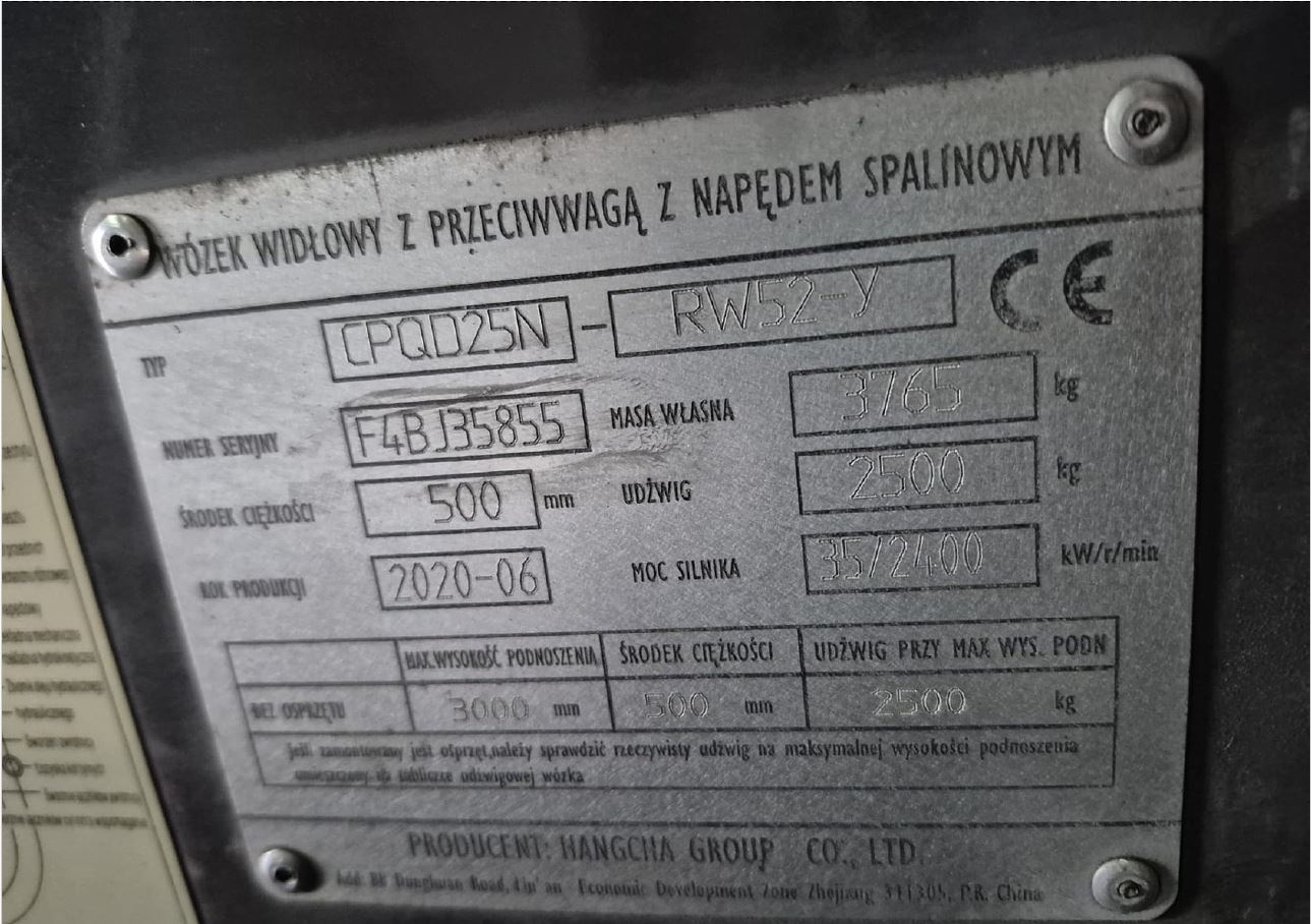 Syndyk sprzeda wózek widłowy - 2