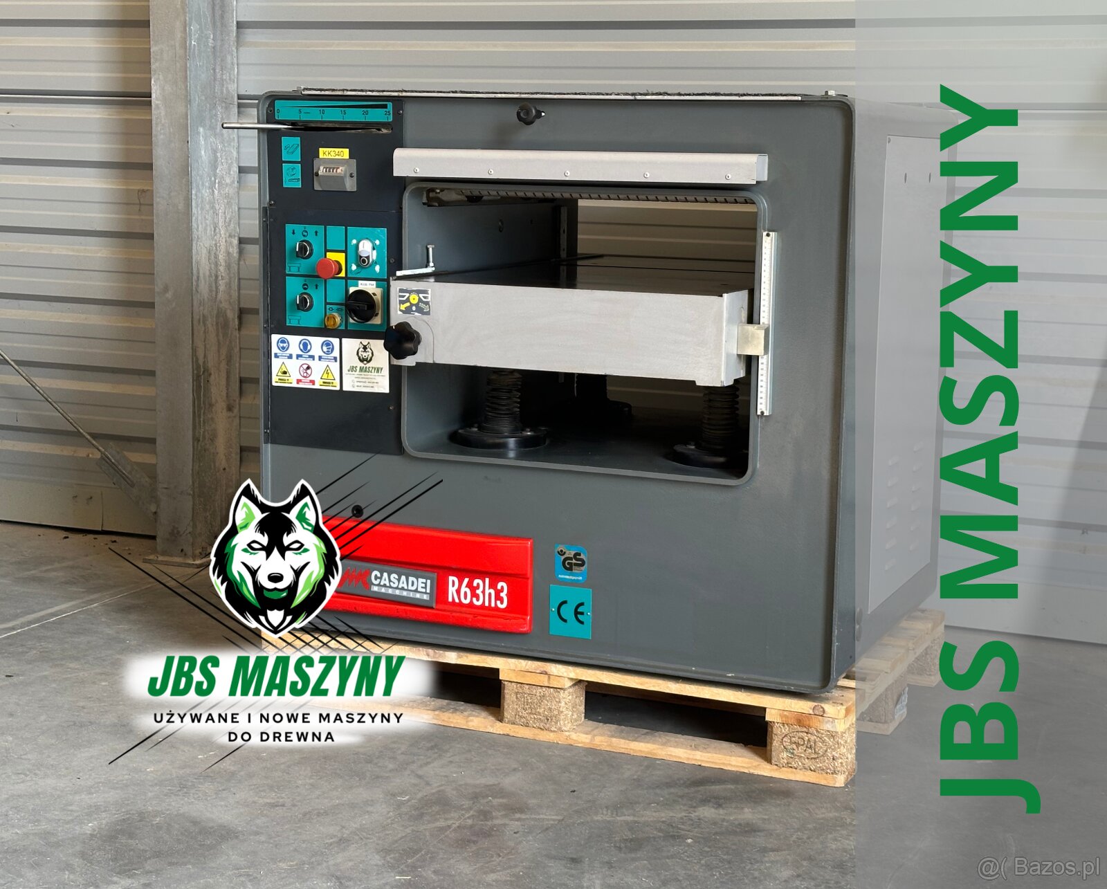 Grubościówka CASADEI R63 H3 – szerokość 630 mm, 4 noże trady - 2