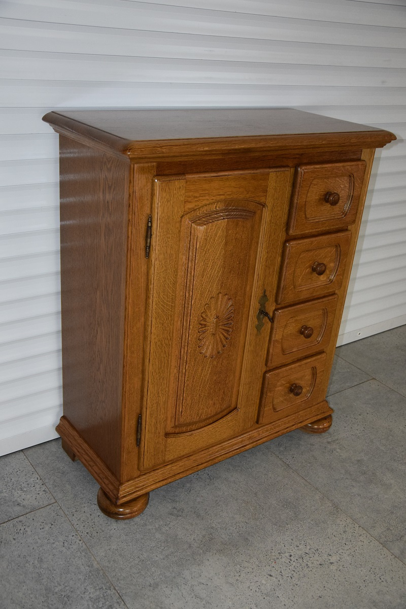 komoda z drewna dębowego - jak nowa - 2