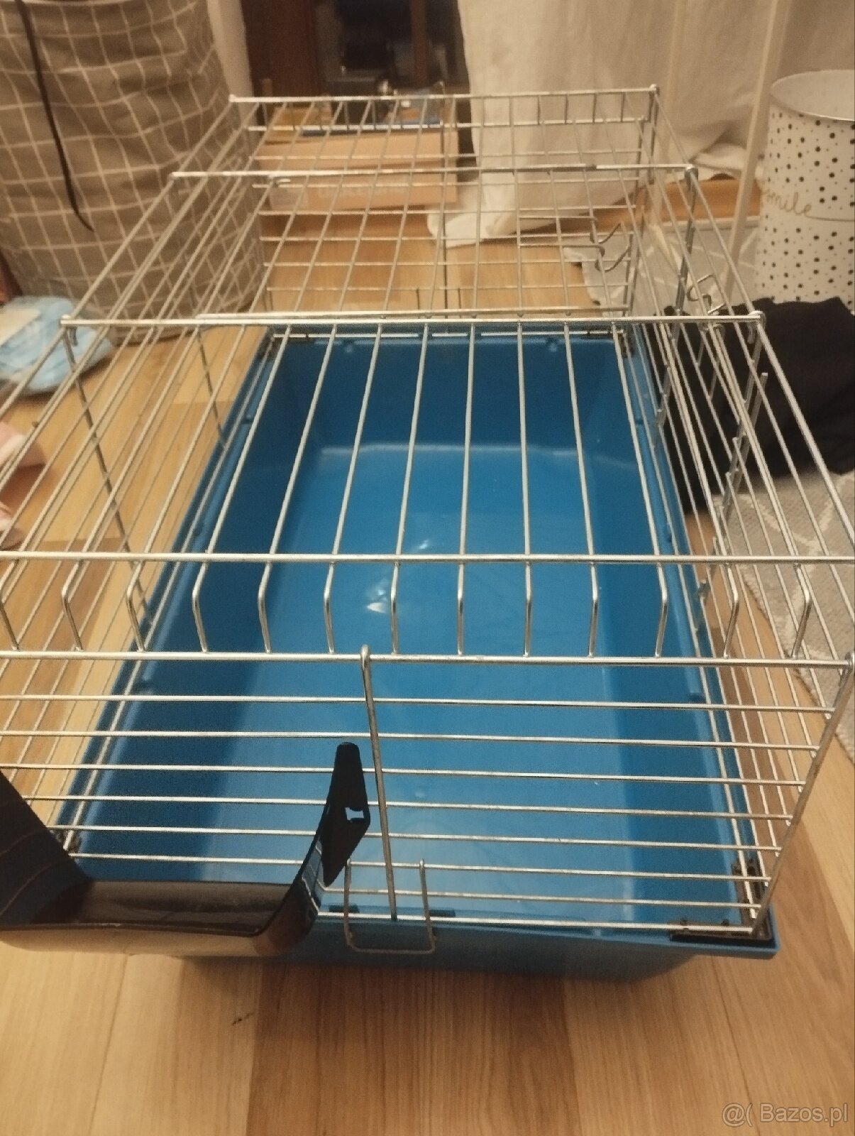 Klatka 70x40 z pasnikiem i przyborami do pielęgnacji - 2