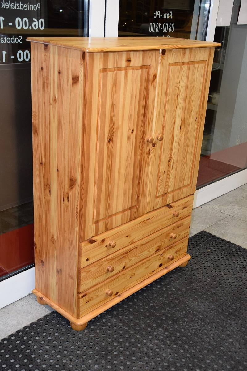 bieliźniarka z drewna sosnowego - jak nowa - 2