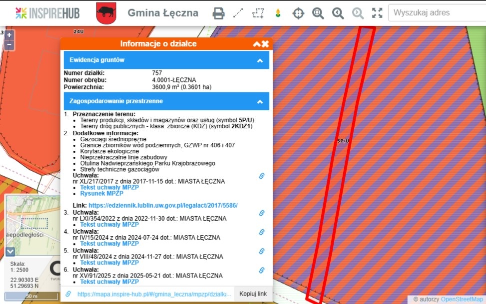 Działka rolno-inwestycyjna Łęczna - 2