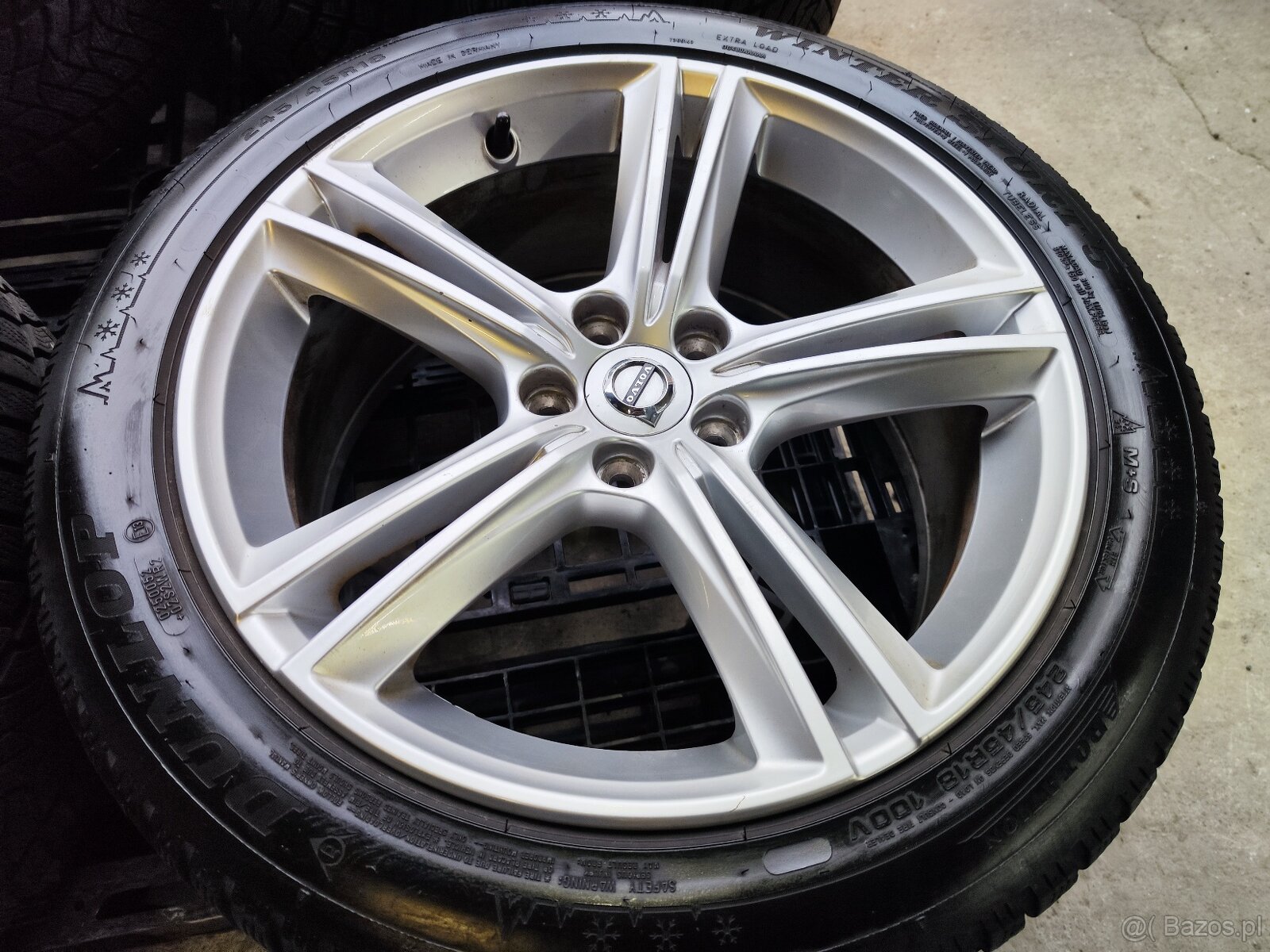 Felgi aluminiowe=5x108=orig. VOLVO=z oponami=245/45 R18 - 2