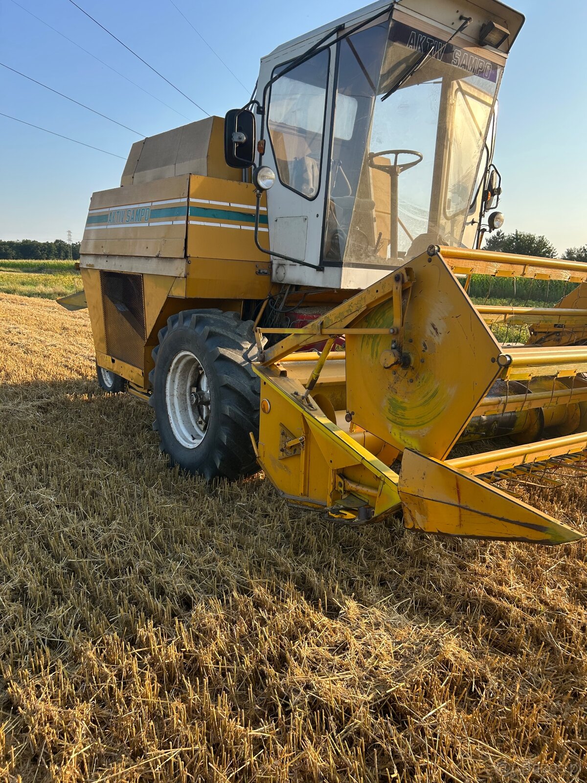 Kombajn zbożowy sampo 580 - 2