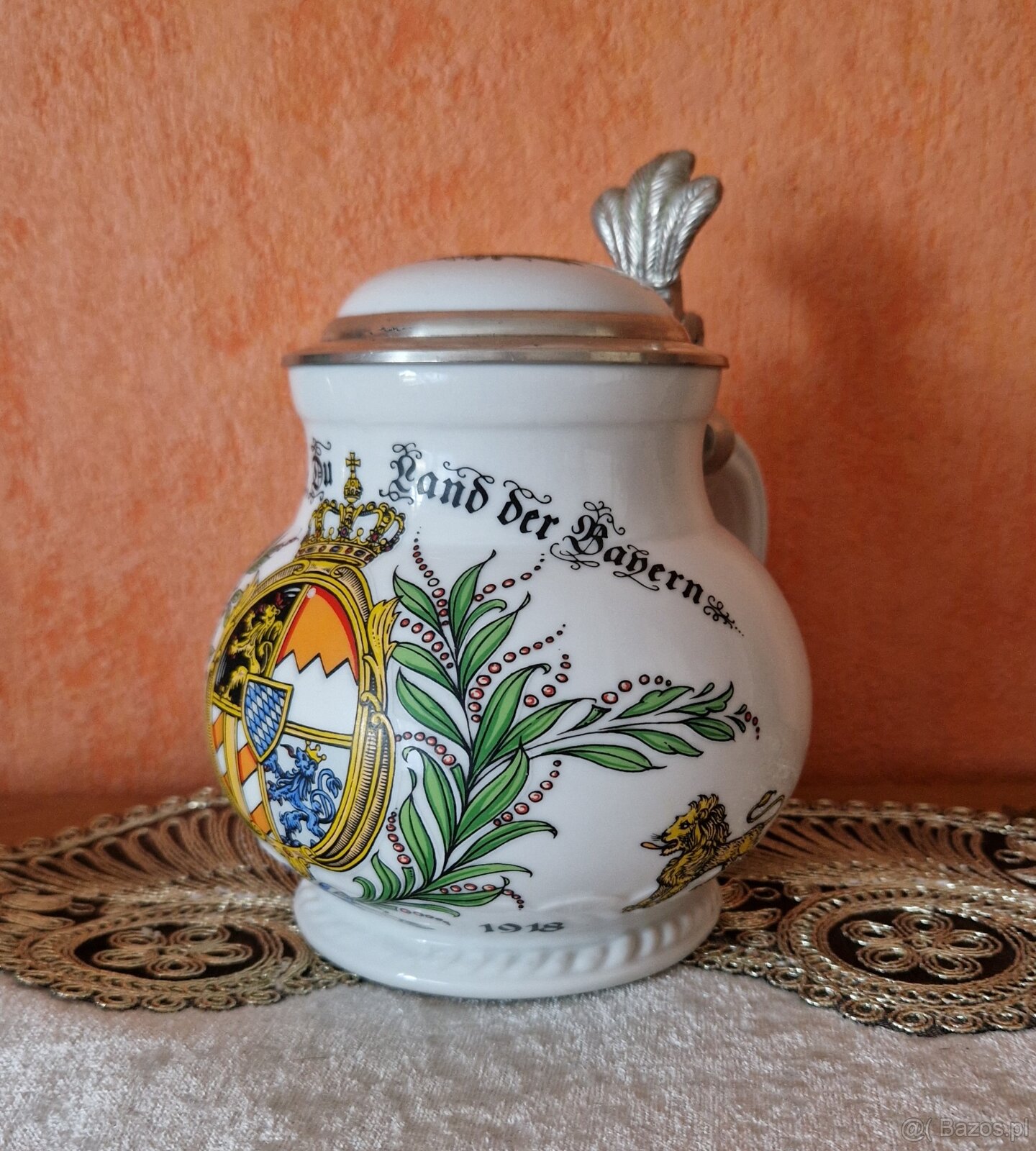 Porcelanowy Kufel z Bawarii - 2