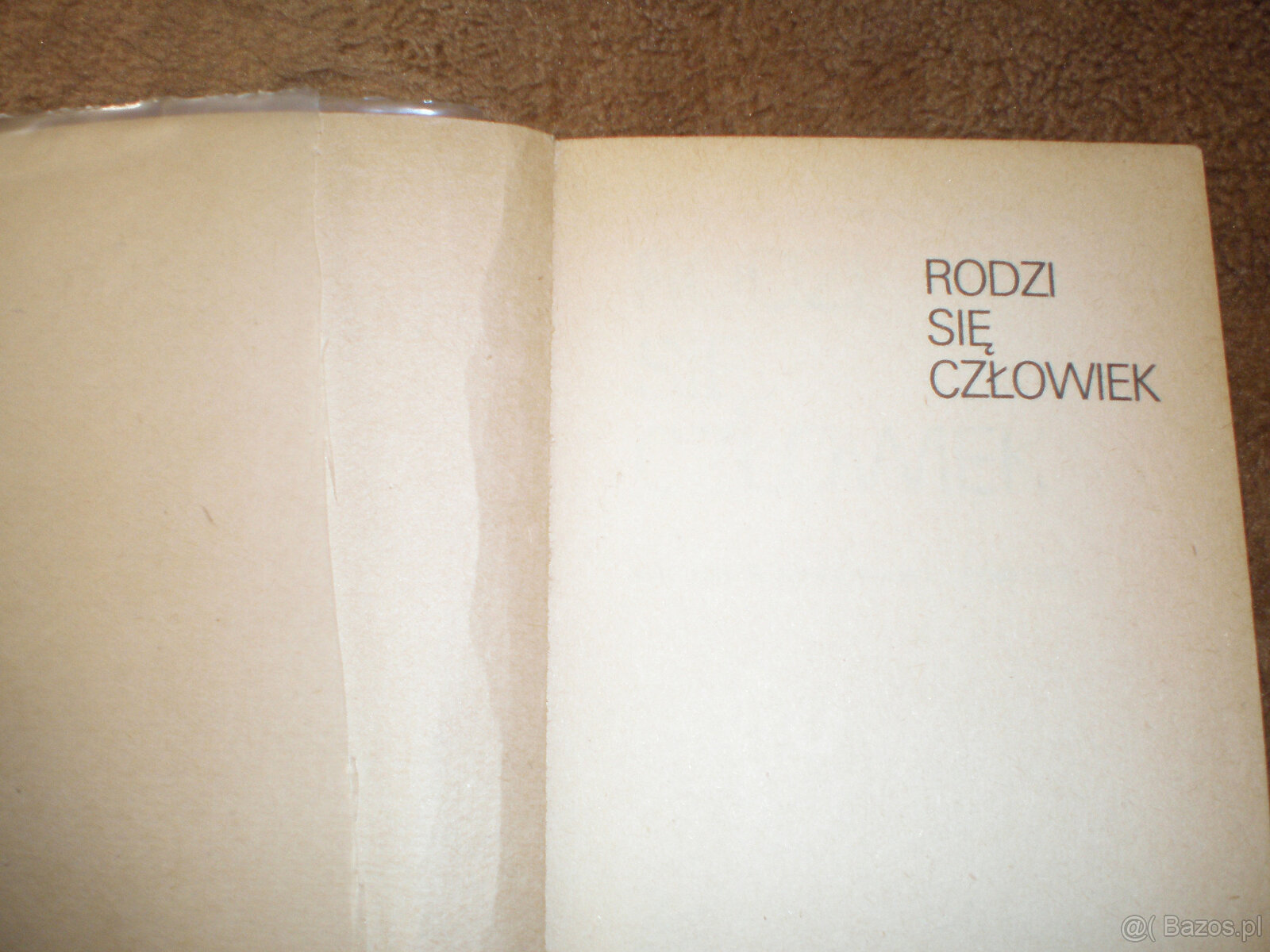 Sprzedam książkę używaną Rodzi się człowiek, stan dobry, cen - 2