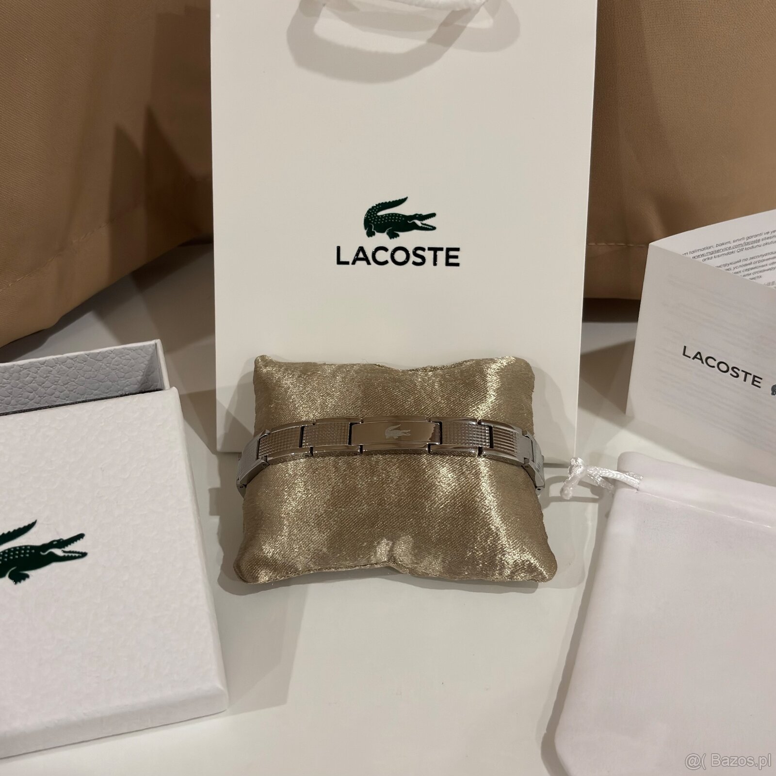 Bransoletka Lacoste Stencil - zestaw kompletny - 2