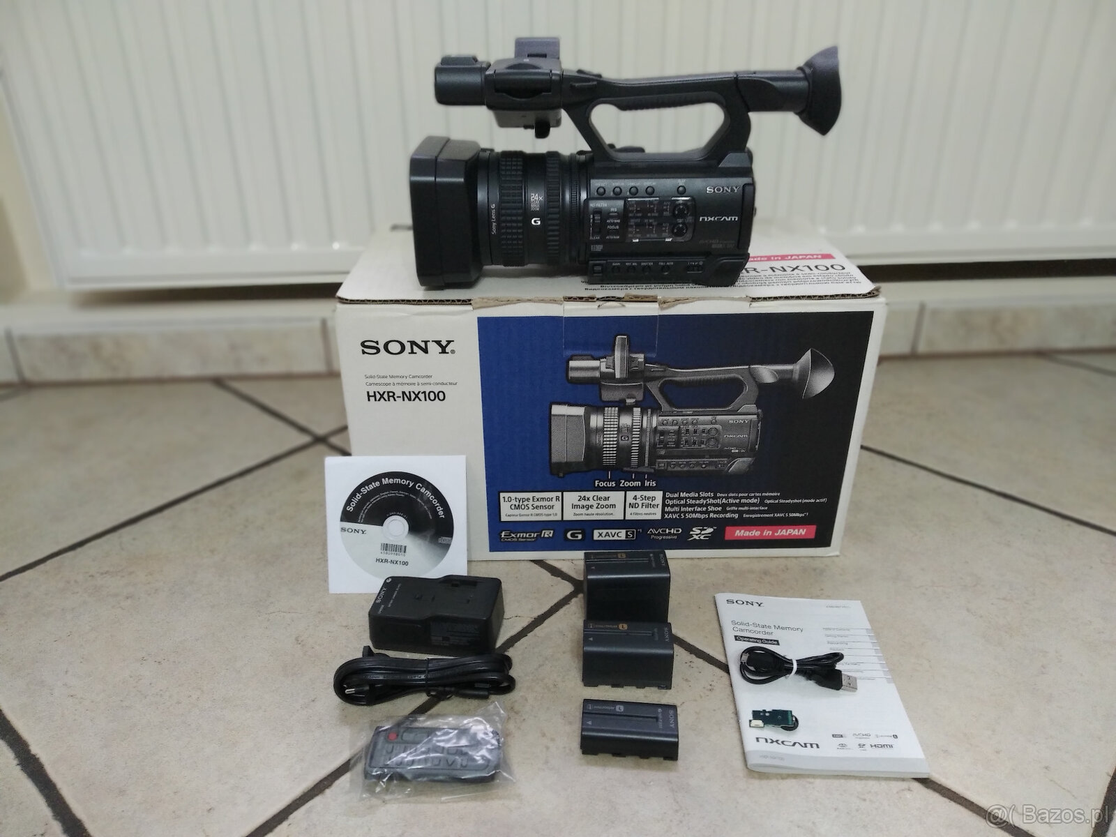 Sprzedam kamerę Sony HXR- NX 100 i inny sprzęt Foto - 2