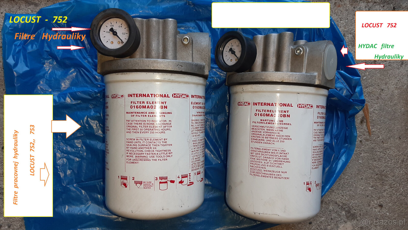Hydraulika Hydac filtre a časti ventile REXROTH - 2