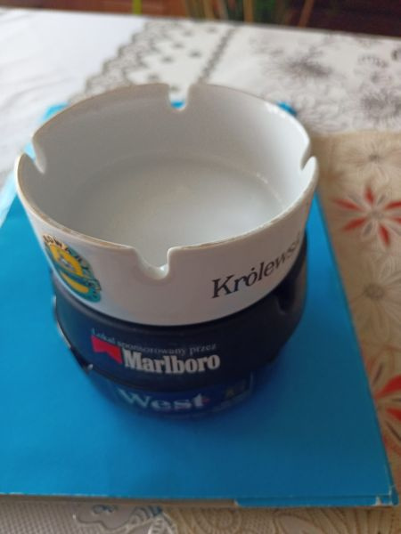 Popielniczki ceramiczne reklamówki z czasów PRL - 2