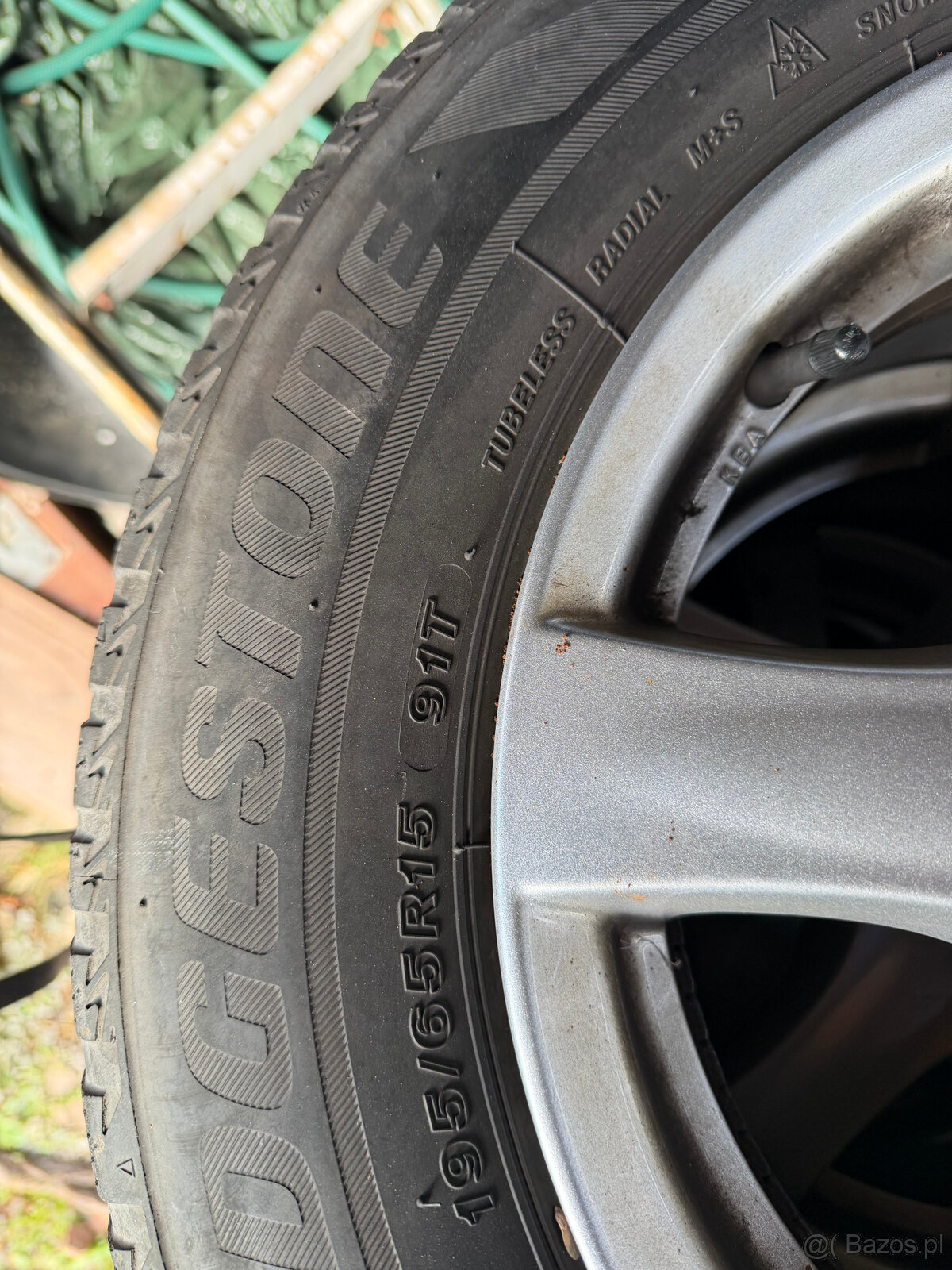 sprzedam zimowe opony bridgestony 195/65R15 - 2