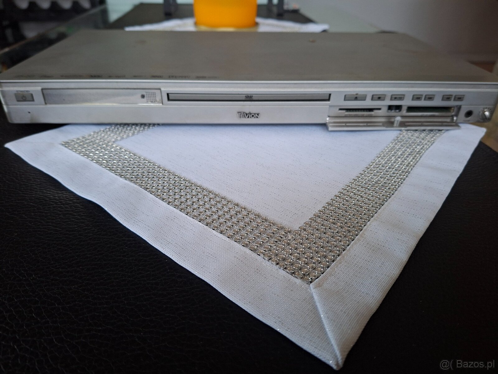 Odtwarzacz DVD Tevion DVD 7000 Srebrny Odtwarza każdą płytę, - 2