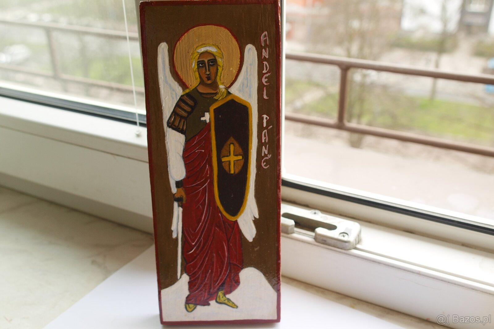 Anioł z mieczem IKONA - 2