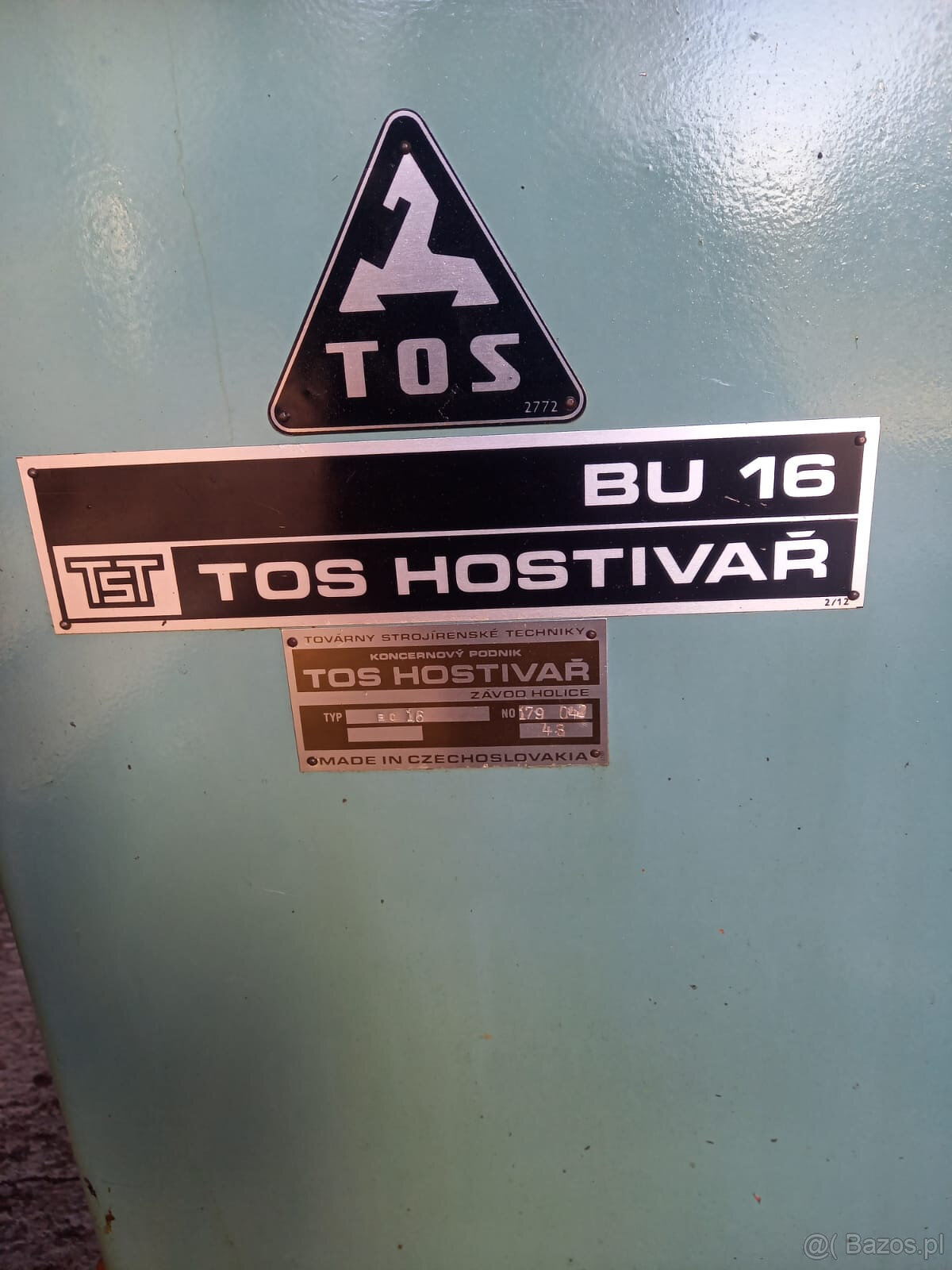 Szlifierka kłowa TOS, typ BU 16 - 2