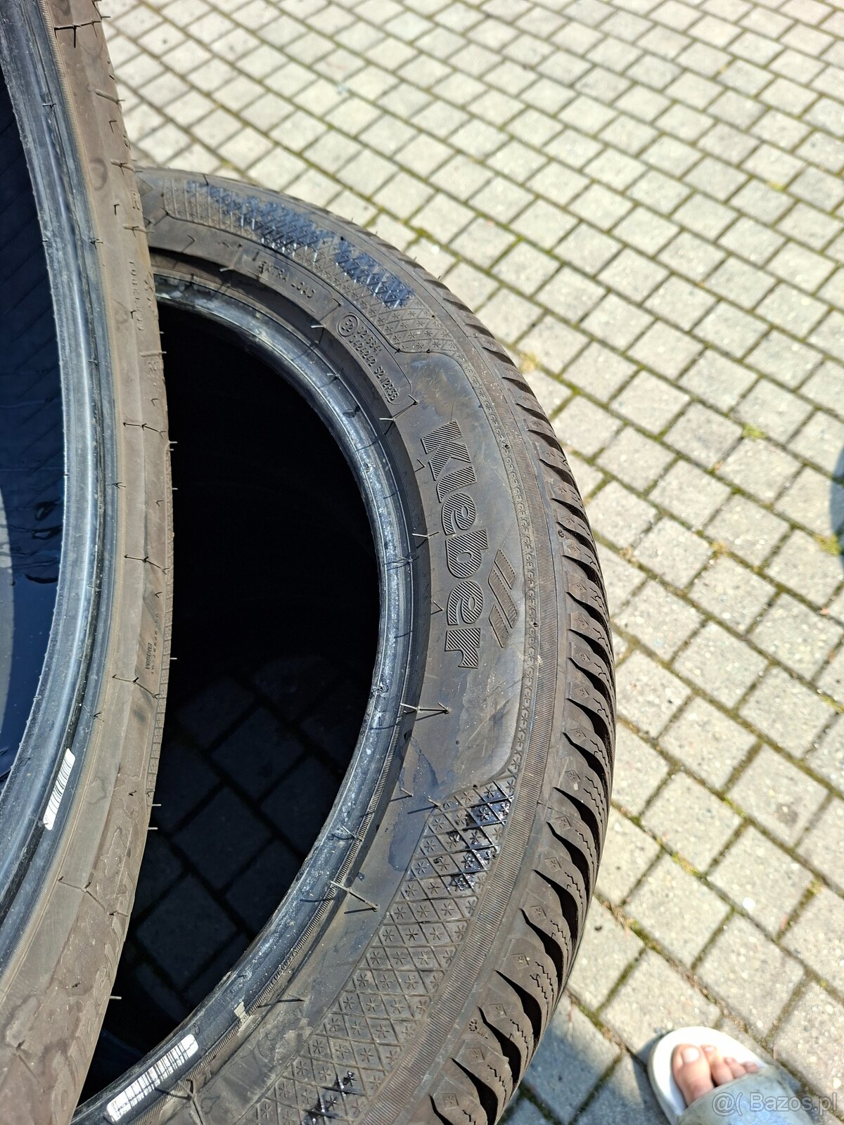 Opony 215/55/r18 KLEBER KRISALP HP3 bieżnik ok 9.5 mm nowe - 2