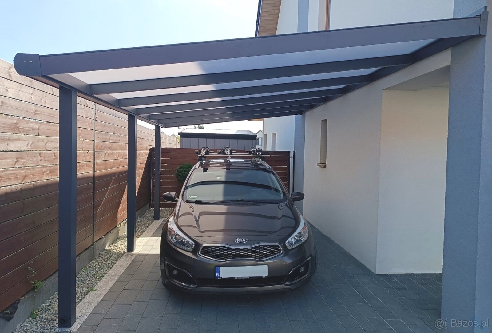 Aluminiowa wiata carport zadaszenie na samochód - 2