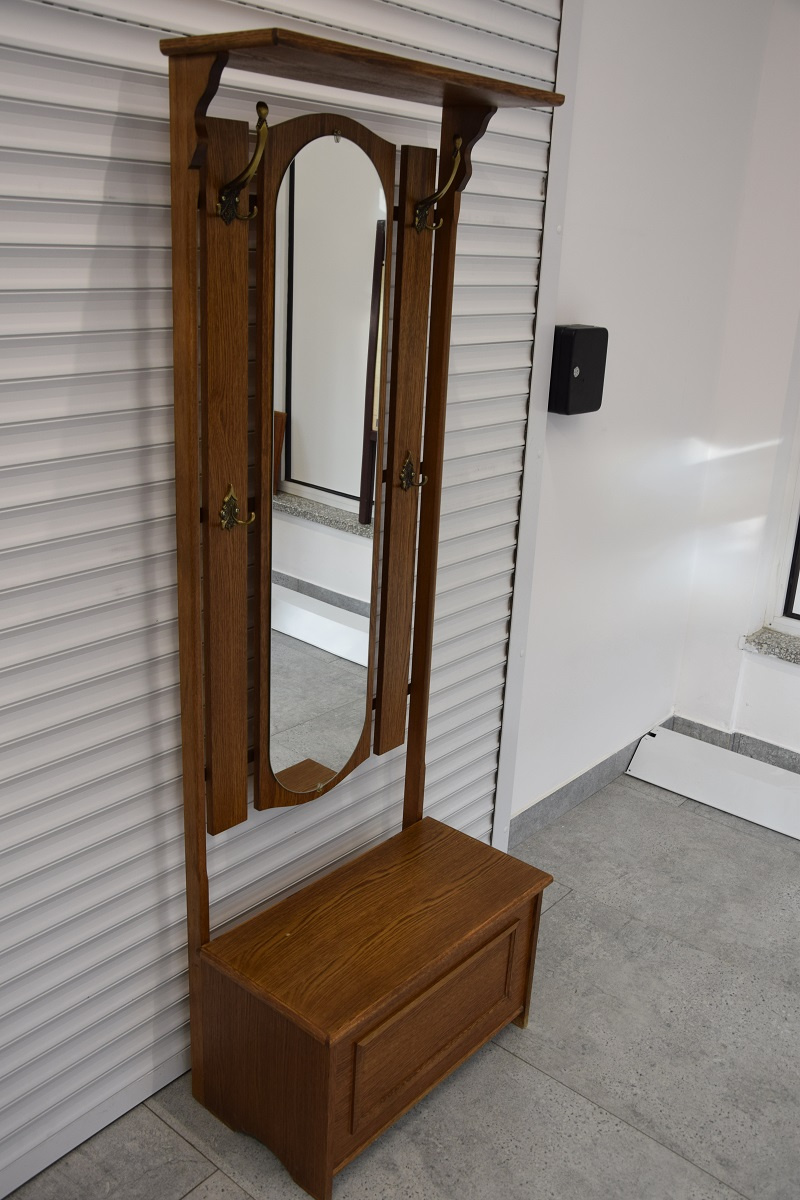 garderoba dębowa do przedpokoju - jak nowa - 2