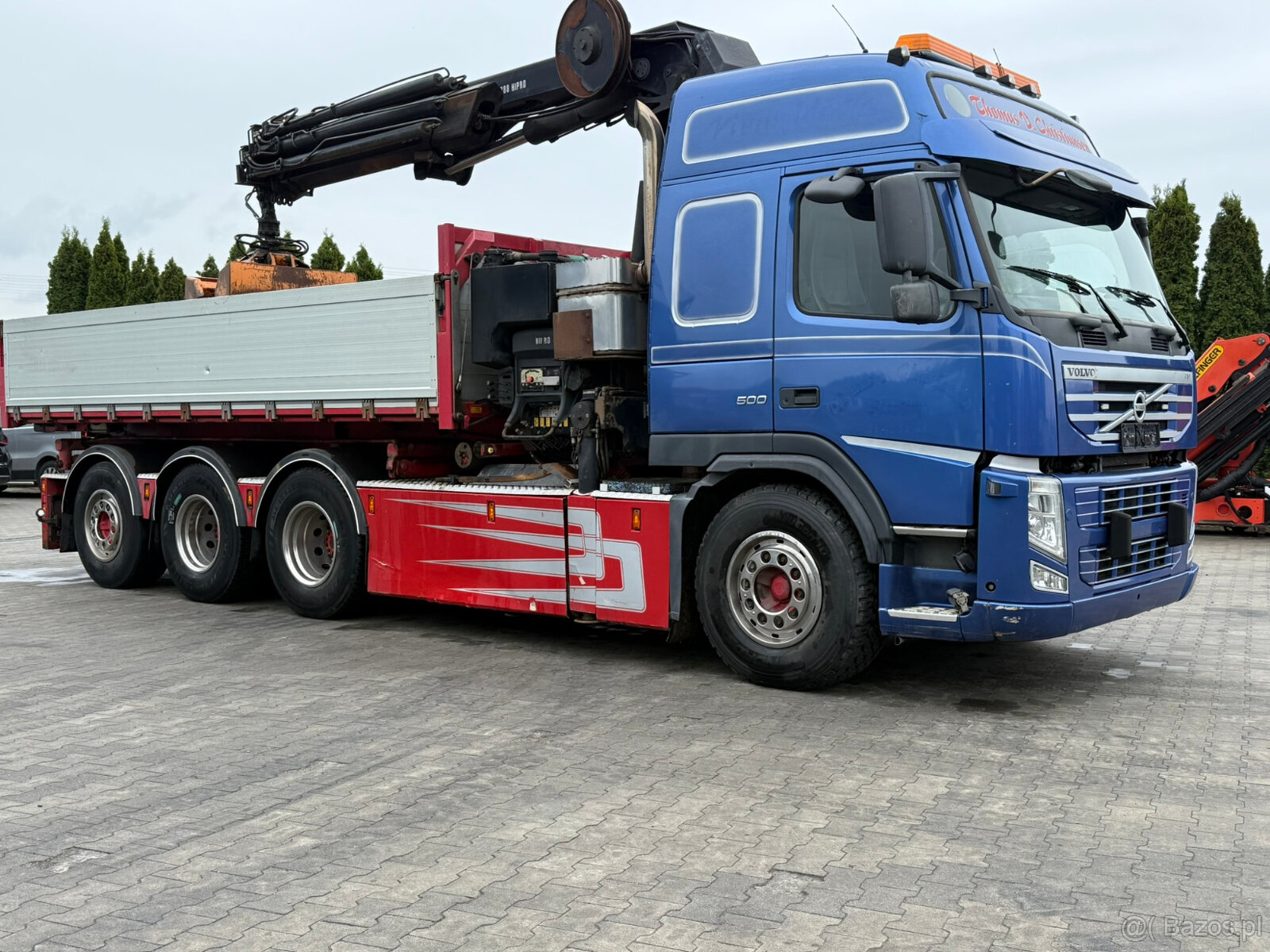 VOLVO FM500 8x4 tridem Hiab XS288-EP5 radio - 2