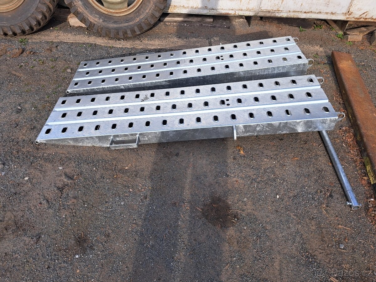 Nowe, nieużywane, składane rampy do przyczep - 2