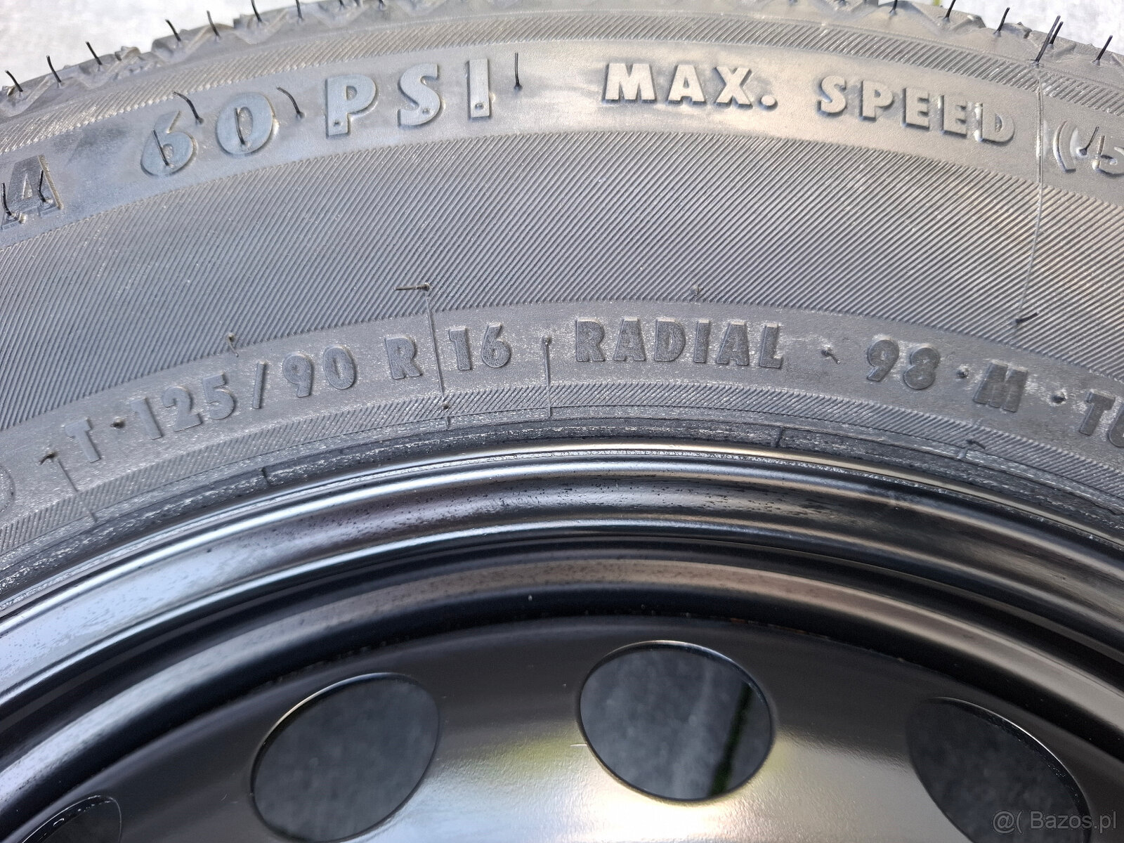 Mercedes - Koło Dojazdowe T125/90/R16 5x112 VW Audi Skoda Se - 2