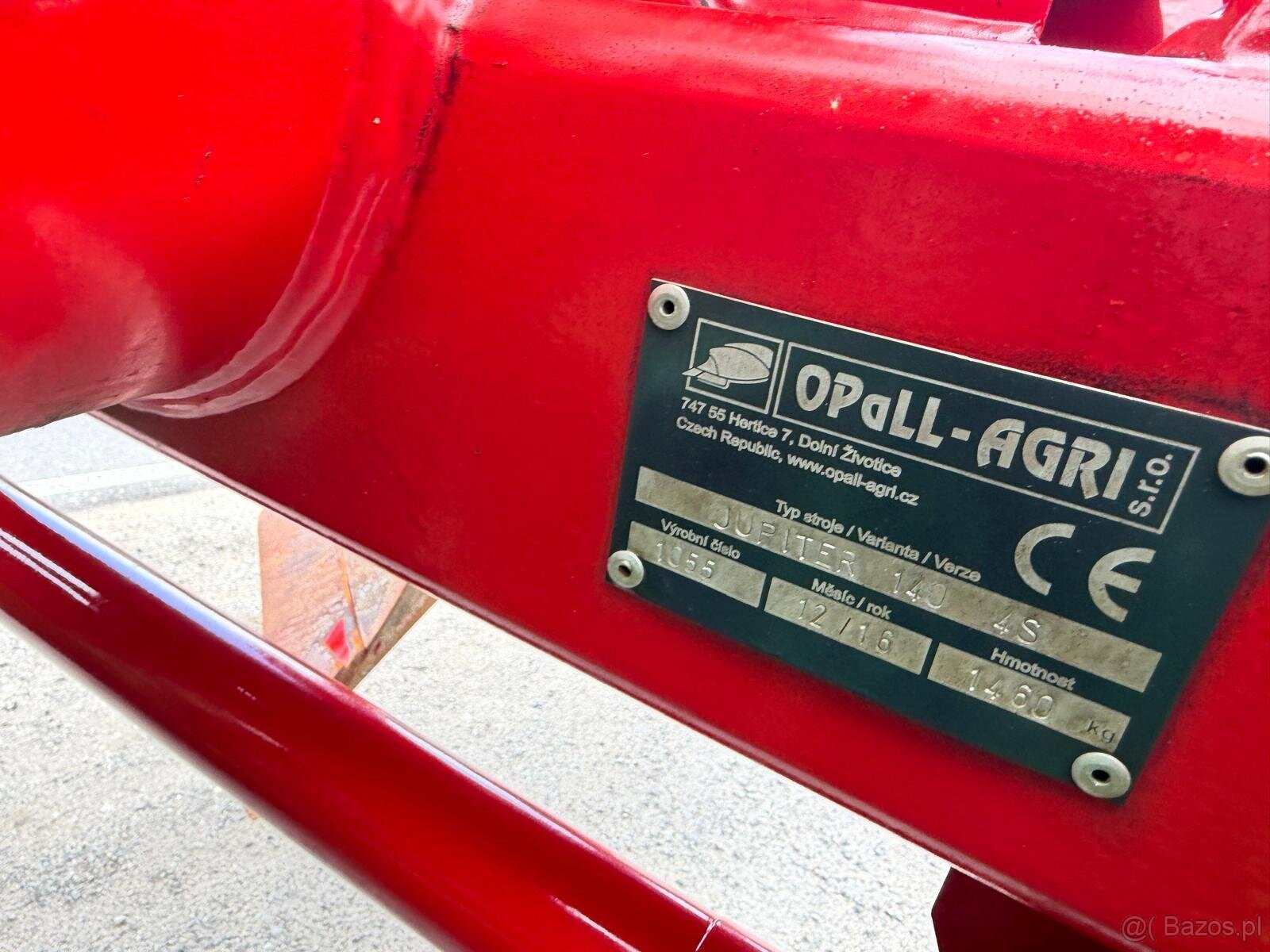 Plug 4 Skibowy Opall-Agri Saturn 140 4S rok prod. 2016 pług - 2