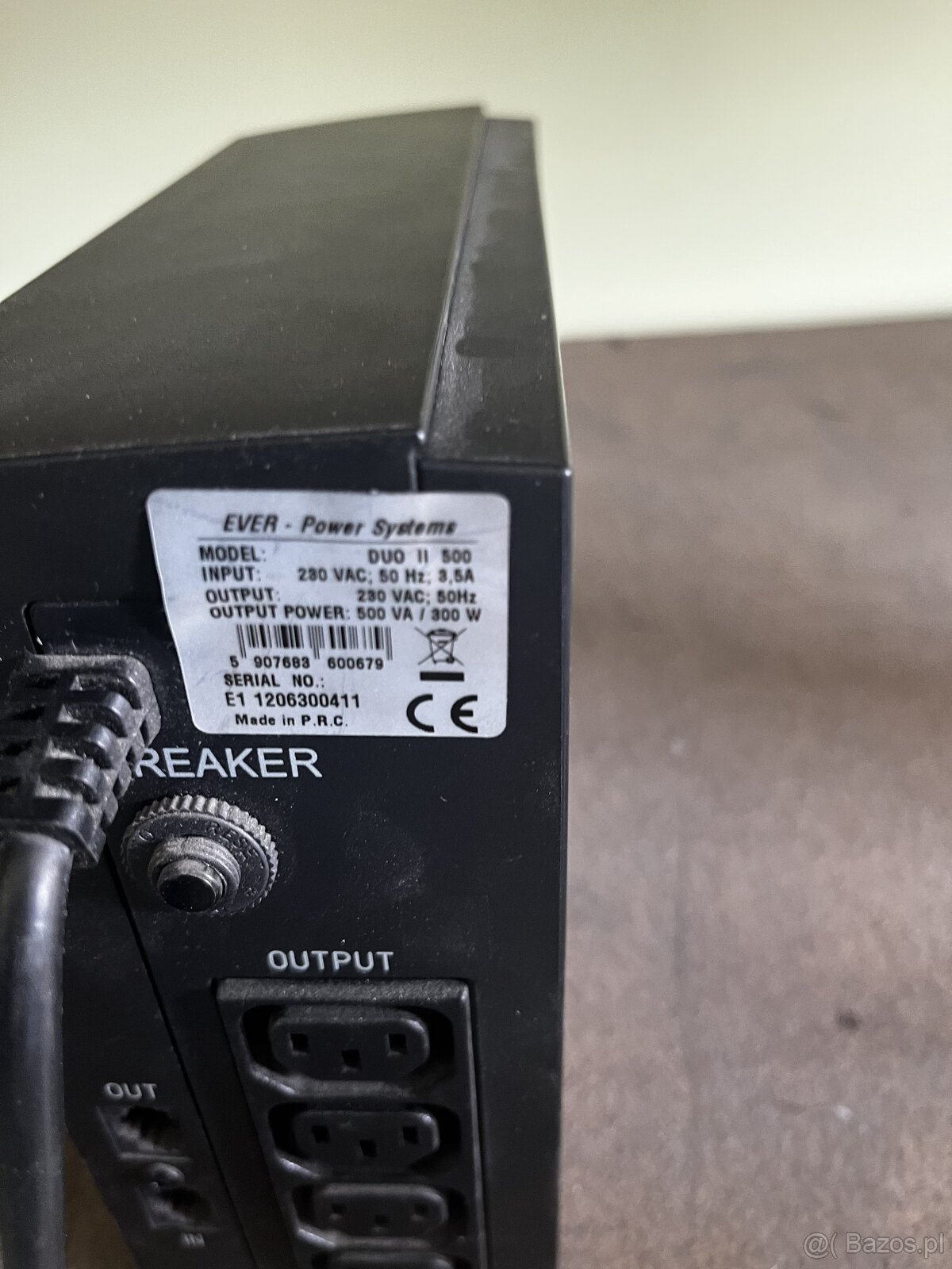 Sprzedam zasilacz EVER Power System DUO II 500 - 2