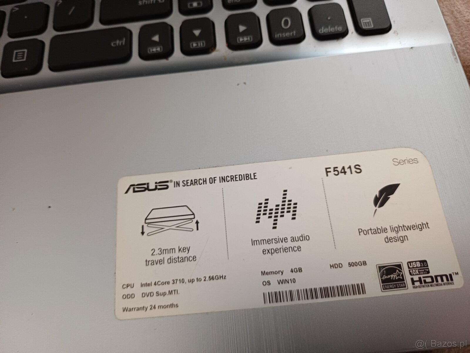 ASUS F541S - 2