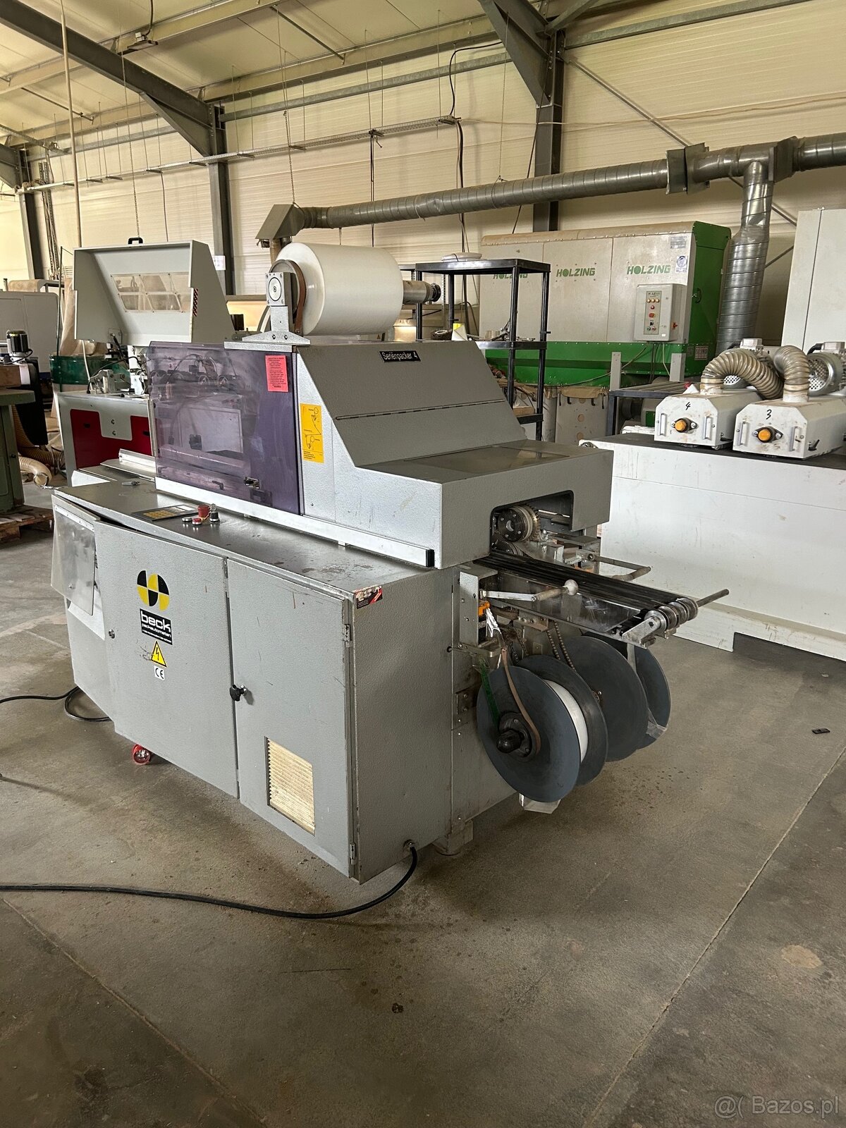 Automat BECK do pakowania w folię + tunel + paleta folii - 2