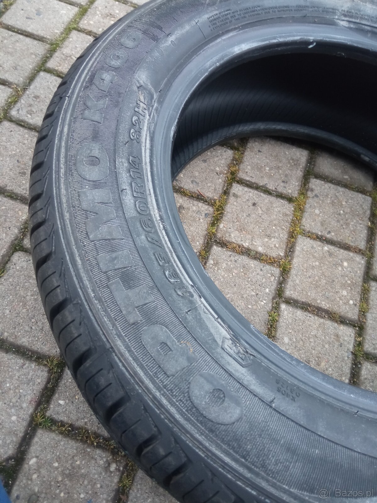 opona 1 sztuka HANKOOK OPTIMA K 406 185/60/14 R letnia nie u - 2