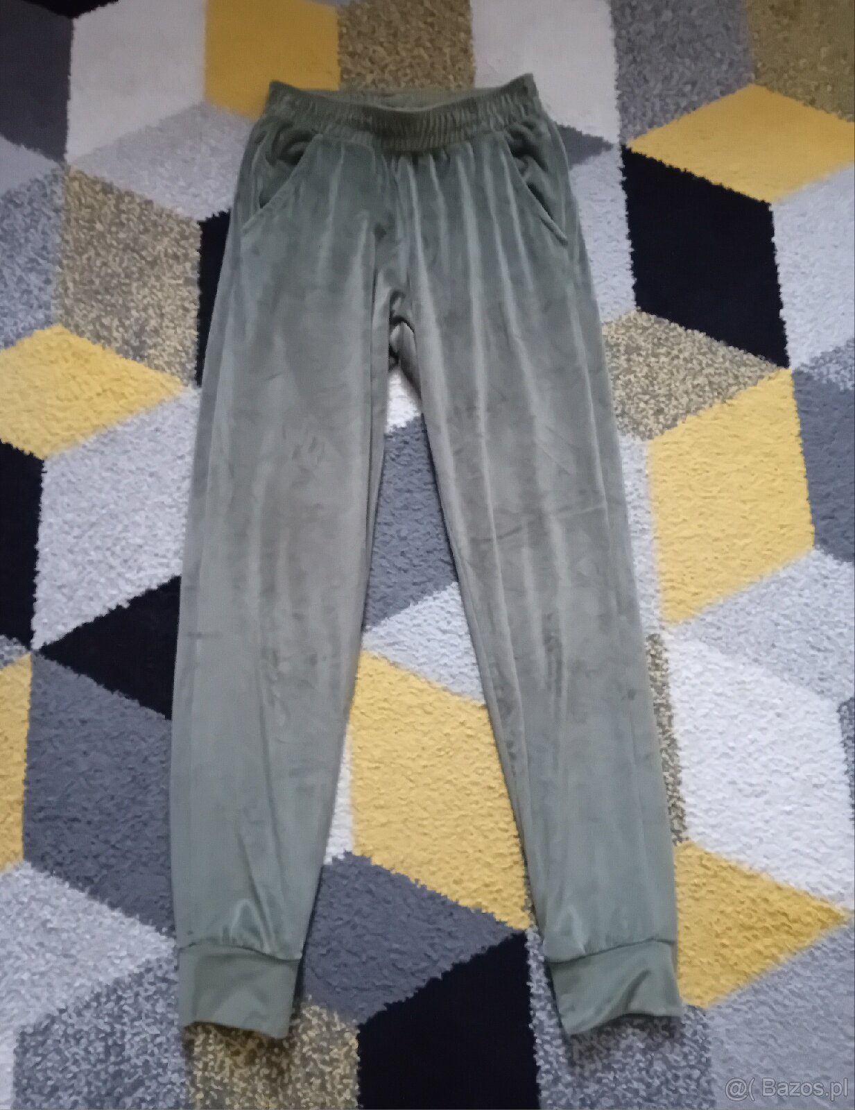 Welurowe spodnie dresowe - 2