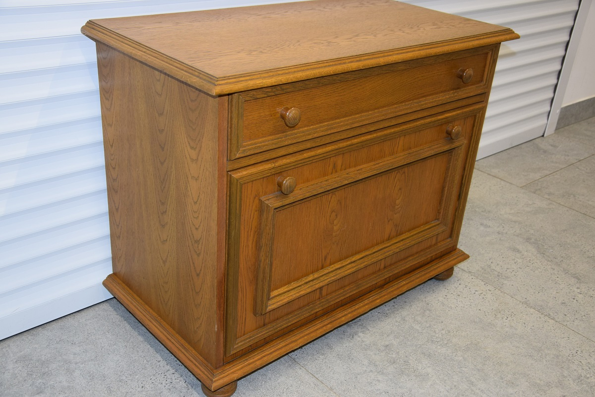 szafka na buty dębowa - jak nowa - 2