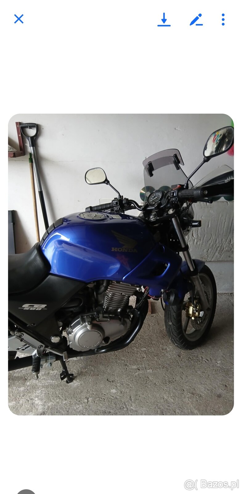 Sprzedam motor honda 500 - 2