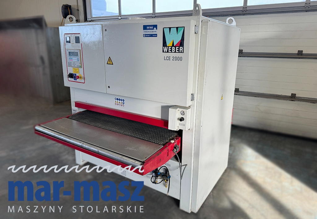 Szlifierka szerokotaśmowa WEBER LCE 2000 DP-1350 - 2