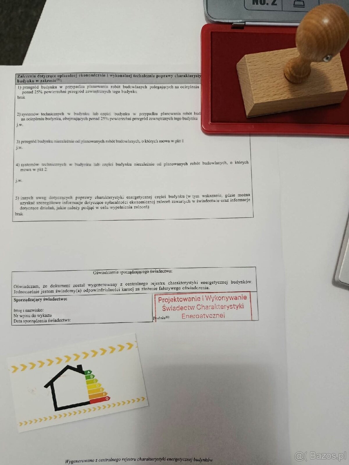Świadectwo Charakterystyki Energetycznej - 2