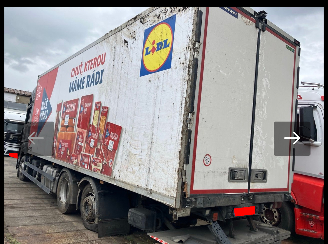 mercedes actros 2551 chlodnicza carier - 2