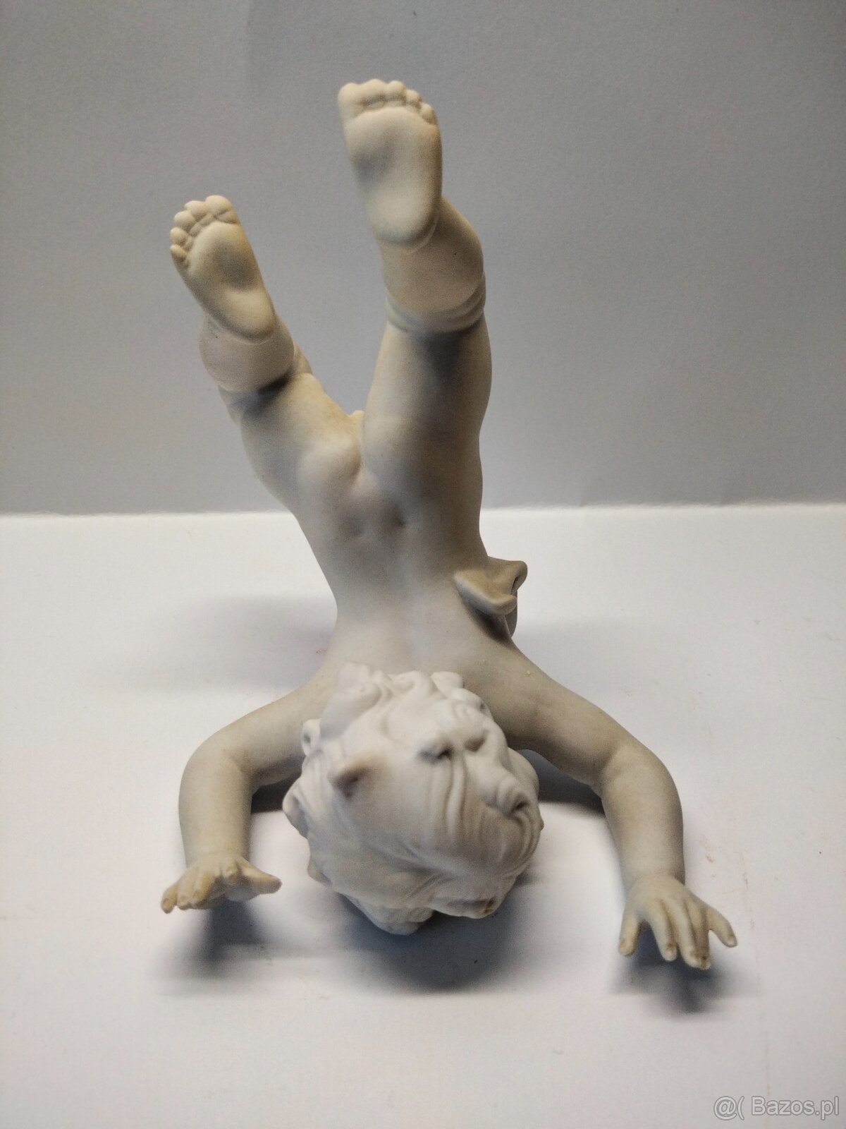 Figurka PUTTO - unikat sygnowana UNTERWEISSBACH. Niemcy, Tur - 2