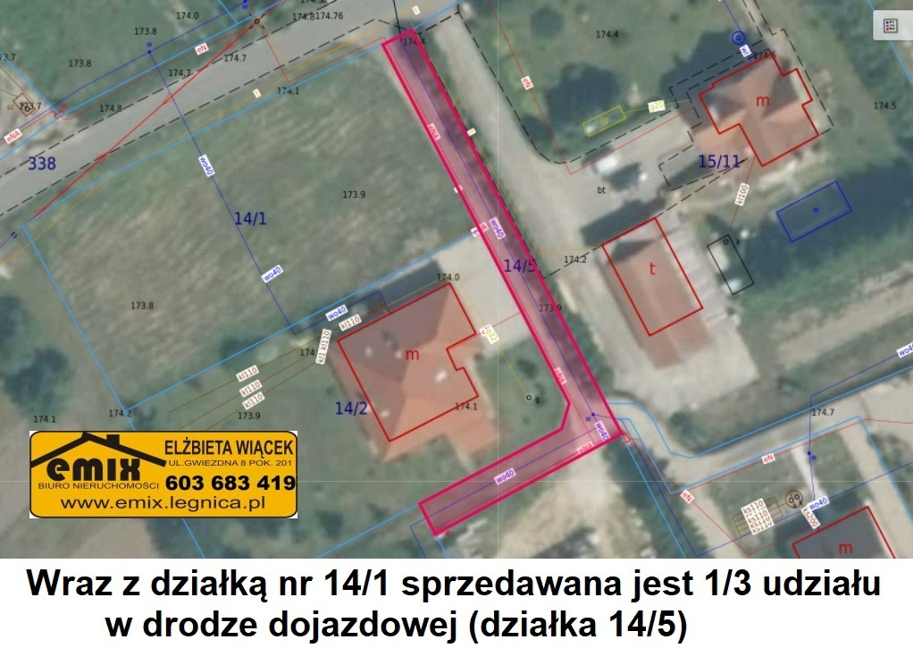 Działka budowlana 1200m2 w Jerzmanowicach k. Chojnowa - 2