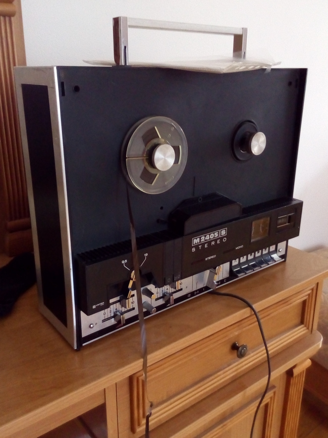 Magnetofon szpulowy Unitra M2405S 1977r. - 2