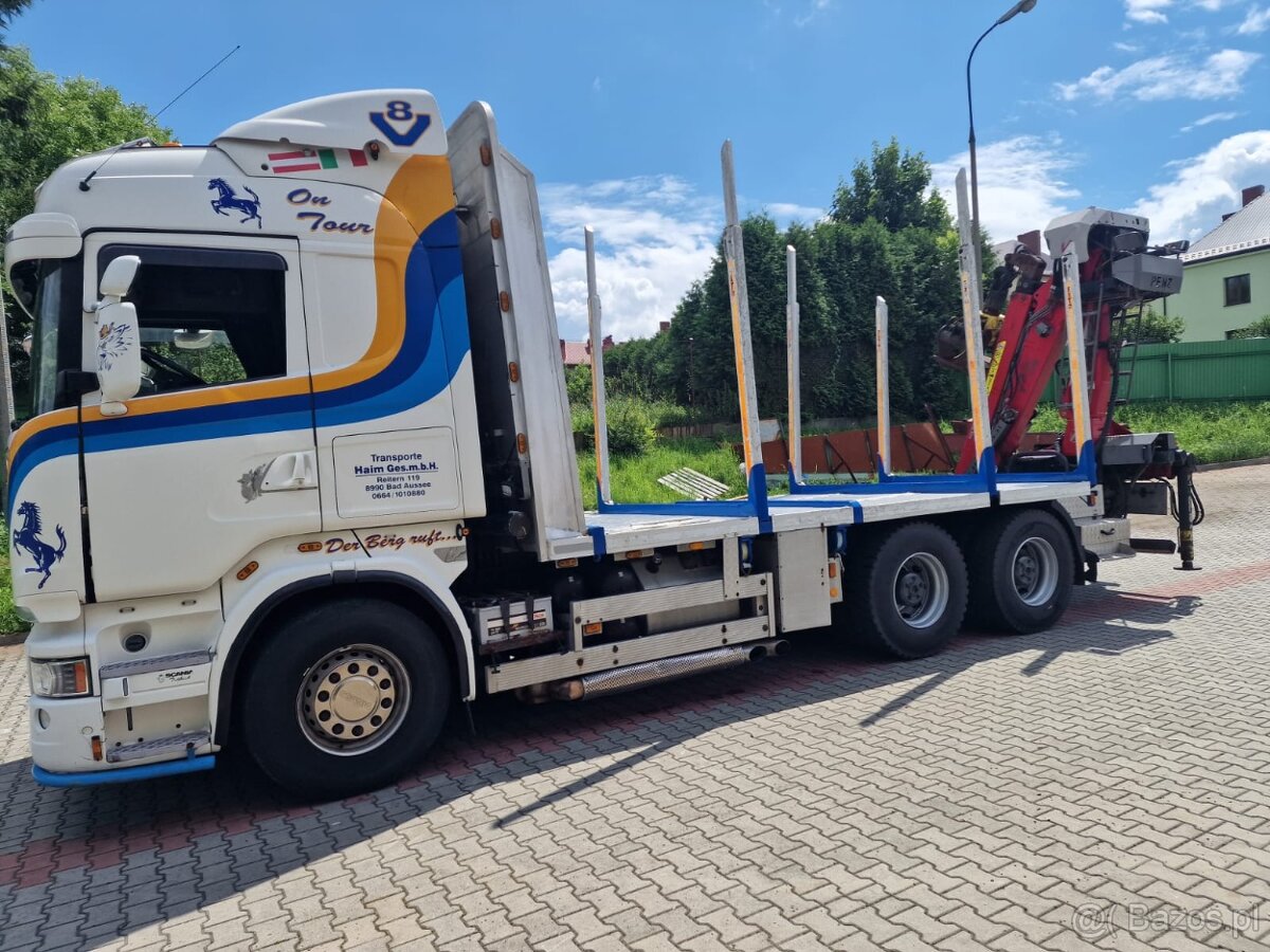 Scania R 560 do drewna do lasu - 2