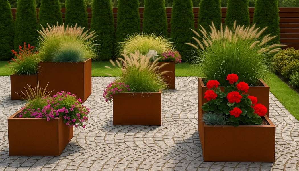 Metalowe donice do domu i ogrodu - 2